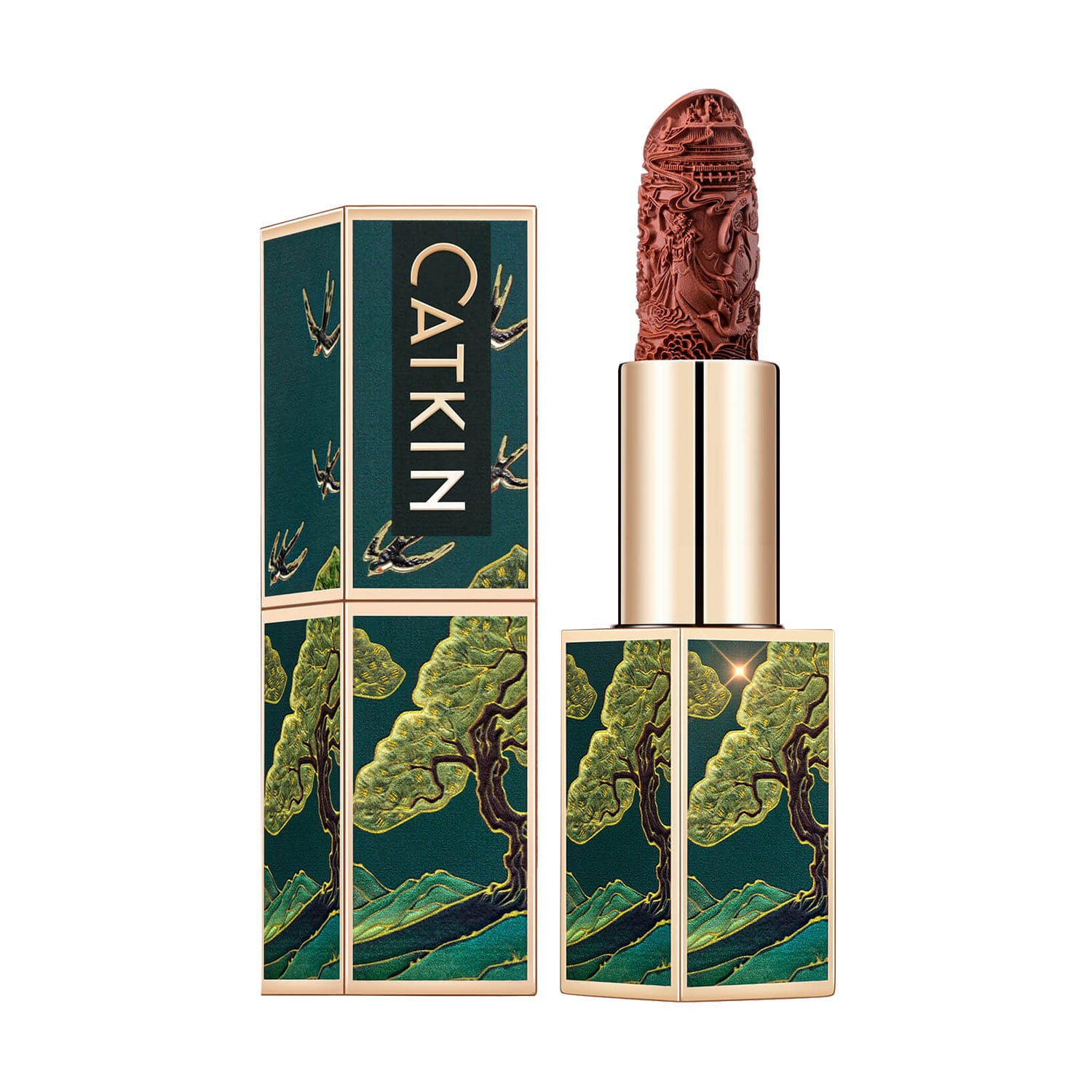 Матова помада для губ Catkin Rouge Carving Lipstick CO137 Bauhinia, 3.2 г